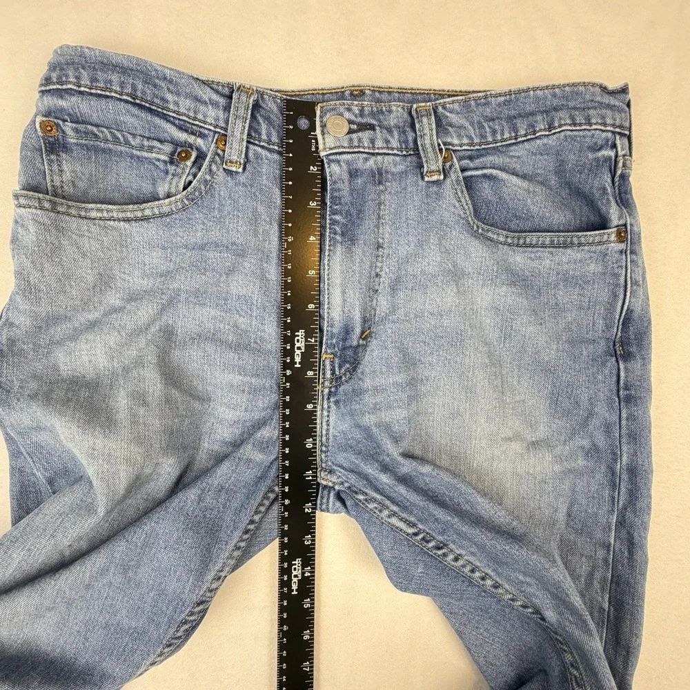 Levi's 512 Jeans Men 34x32 Blue Slim Taper Leg Medium Wash Mid Rise Stretch